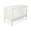 Lit Bébé à Barreaux 60x120 cm Crème Cœurs