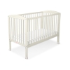 Lit Bébé à Barreaux 60x120 cm Crème Cœurs