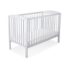 Lit Bébé à Barreaux 60x120 cm Gris Cœurs