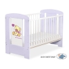 Lit Bébé à Barreaux 60x120 cm Lila Papillon