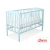 Lit Bebe a Barreaux 60x120 cm Menthe Cœurs