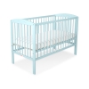Lit Bebe a Barreaux 60x120 cm Menthe Cœurs