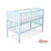 Lit Bebe a Barreaux 60x120 cm Menthe Cœurs