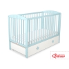 Lit Bébé à Barreaux avec Tiroir 120x60 cm Maxi étoiles