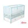 Lit Bébé à Barreaux avec Tiroir 120x60 cm Maxi étoiles