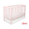 Lit Bébé à Barreaux avec Tiroir 120x60 cm Standard Cœurs