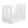 Lit Bébé à Barreaux avec Tiroir 60x120 cm Maxi