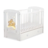 Lit Bébé à Barreaux avec Tiroir 60x120 cm Maxi Barnabé