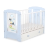 Lit Bébé à Barreaux avec Tiroir 60x120 cm Maxi Luca