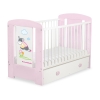 Lit Bébé à Barreaux avec Tiroir 60x120 cm Maxi Luca