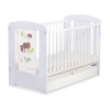 Lit Bébé à Barreaux avec Tiroir 60x120 cm Standard Forêt