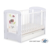 Lit Bébé à Barreaux avec Tiroir 60x120 cm Standard Forêt