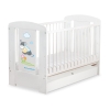 Lit Bébé à Barreaux avec Tiroir 60x120 cm Standard Luca