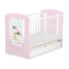 Lit Bébé à Barreaux avec Tiroir 60x120 cm Standard Luca