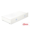 Lit Bébé à Barreaux avec Tiroir Maxi Blanc étoiles