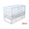 Lit Bébé à Barreaux avec Tiroir Maxi Cœurs
