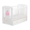 Lit Bébé à Barreaux avec Tiroir Maxi Glamour