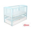 Lit Bébé à Barreaux avec Tiroir Standard Cœurs