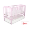 Lit Bébé à Barreaux avec Tiroir Standard Cœurs