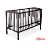Lit Bébé à Barreaux Brun étoiles