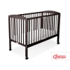 Lit Bébé à Barreaux Brun étoiles