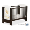 Lit Bébé à Barreaux Brun Nuit