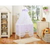 Lit Cododo avec Ciel Matelas et Linge Complet Lila Cœurs