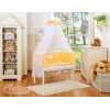 Lit Cododo avec Ciel Matelas et Linge Complet Pêche Cœurs