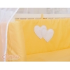 Lit Cododo avec Ciel Matelas et Linge Complet Pêche Cœurs