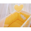 Lit Cododo avec Ciel Matelas et Linge Complet Pêche Cœurs