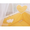 Lit Cododo avec Ciel Matelas et Linge Complet Pêche Cœurs
