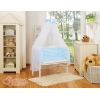 Lit de Cododo avec Linge Complet Bleu Chevron