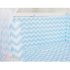 Lit de Cododo avec Linge Complet Bleu Chevron