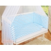 Lit de Cododo avec Linge Complet Bleu Chevron