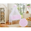 Lit de Cododo avec Linge Complet Rose à Pois Cœurs