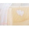 Lit de Cododo avec Matelas et Ensemble de Linge de Lit Beige à Pois Cœurs