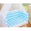 Lit de Cododo avec Matelas et Ensemble de Linge de Lit Bleu