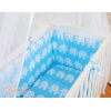 Lit de Cododo avec Matelas et Ensemble de Linge de Lit Bleu