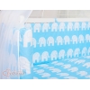 Lit de Cododo avec Matelas et Ensemble de Linge de Lit Bleu