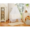 Lit de Cododo avec Matelas et Ensemble de Linge de Lit Crème Prince / Princess