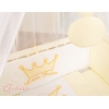 Lit de Cododo avec Matelas et Ensemble de Linge de Lit Crème Prince / Princess