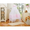 Lit de Cododo avec Matelas et Ensemble de Linge de Lit Rose Cœurs