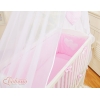 Lit de Cododo avec Matelas et Ensemble de Linge de Lit Rose Cœurs