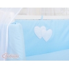 Lit de Cododo avec Textile Complet Bleu Cœurs