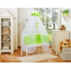 Lit de Cododo avec Textile Complet Vert à Pois Cœurs
