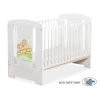 Lit pour Bébé 120x60 cm Blanc Barnabé