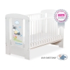 Lit pour Bébé 120x60 cm Blanc Luca