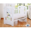 Lit pour Bébé 120x60 cm Blanc Luca