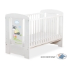 Lit pour Bébé 120x60 cm Blanc Luca
