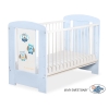 Lit pour Bébé 120x60 cm Bleu Hiboux